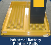Industrial Battery Plinths / Rails